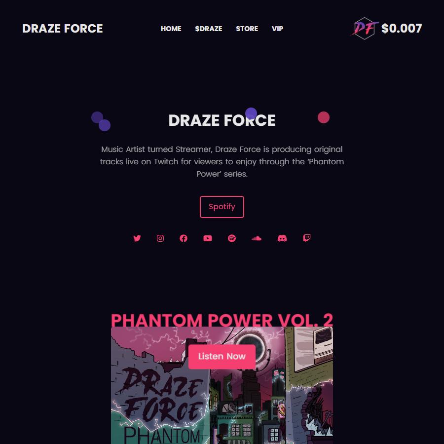 draze-force website